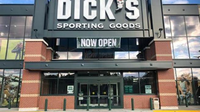 Dick’s Sporting Goods’ first-quarter sales rose 5.3% to $2.84 billion.